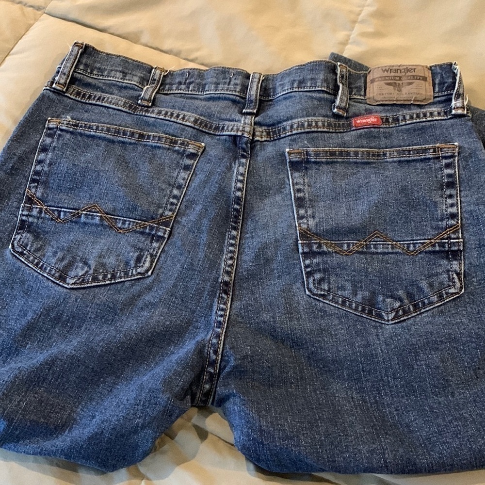 Wrangler Slim Straight Mens Jeans. Good Style&Condition. Sz 36x30.